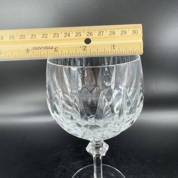 Gorham Crystal LA SCALA Clear Drinking Glass Stemware Goblet Single Glass 6.5in - Picture 5 of 16